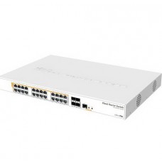 MikroTik CRS328-24P-4S+RM - 24-port Gbe PoE-out switch + 4 SFP+ slots
